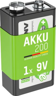 Akkuzelle maxE 8,4 V 200 mAh 9V E-Block HR9V 1 1St./Blister ANSMANN