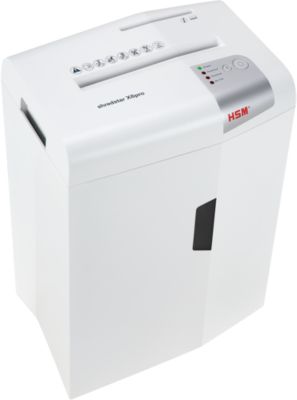 Aktenvernichter HSM shredstar X6pro, separates CD-Schneidewerk, Partikelschnitt, P-5, DIN A4, 6 Blatt Schnittleistung