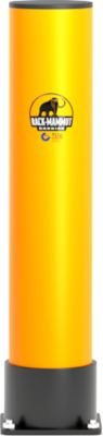 Ampere Rammschutz-Poller Rack-Mammut®, Kunststoff, Ø 144 x H 600 mm, verkehrsgelb