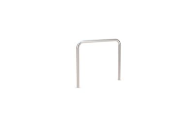 Anlehnbügel WSM, 2-seitig, B 1000 x T 48 x H 800 mm, V2A Edelstahl, zum Einbetonieren