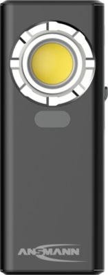 ANSMANN WL1200R-DS Arbeitsleuchte, 1.200 Lumen, Akku, IPX6/IK07, Drei Helligkeitsstufen, mit Haltemagneten und Gürtelclip, schwarz