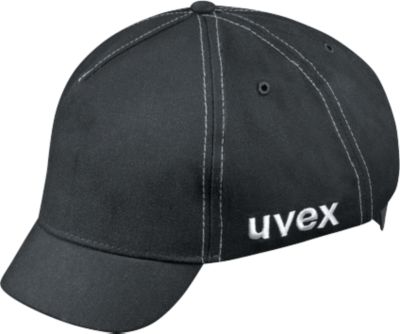 Anstosskappe Uvex u-cap sport, EN 812, kurzer Schirm, Dämpfung, schwarz