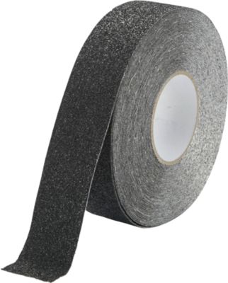 Antirutschband Durable Duraline Grip+, verformbar, für Innen & Außen, DIN 51130, selbstklebend, grobkörnige Beschichtung, 1 Rolle mit L 15 m x B 50 mm, Aluminium, schwarz