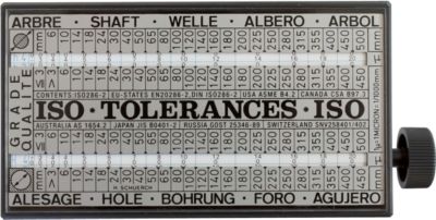 Anzeigegerät für ISO Toleranzen