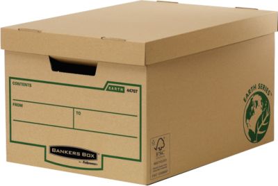 Archivbox Bankers Box® Earth, passend für 5 Archivschachteln, 100 % Recycling-Karton, 10 Stück