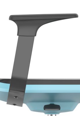 Armlehnen für Arbeitsdrehstuhl Labsit, problemlos montierbar