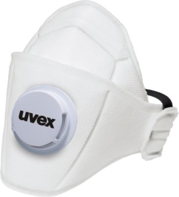 Atemschutzmaske Uvex silv-Air 5310 premium, FFP3 NR D, Faltmaske mit Ausatemventil, 15 Stück