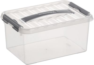 Aufbewahrungsbox Sunware Q-line, Deckel mit Griff, 6 l, L 300 x B 200 x H 140 mm