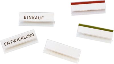 Aufsteckreiter für Sichttafeln, 23 mm