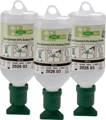 Augenspülflaschen, 500 ml, 3 Stück