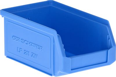 Bac à bec LF 211 - polypropylène - L 168 x l. 103 x H 76 mm - 0,9 L - bleu - 15 pièces - notre marque SSI Schäfer 