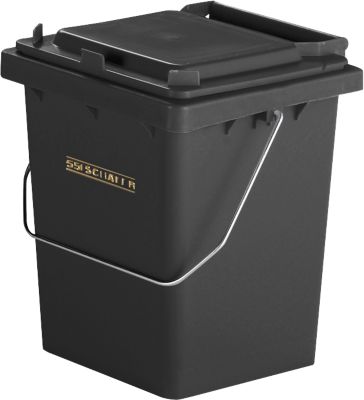 Bac de tri sélectif, 10 litres, anthracite