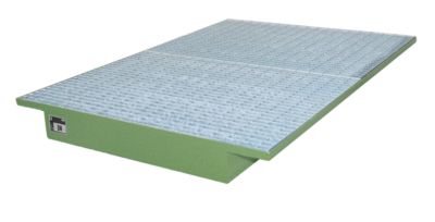 Bacs suspendus pour rayonnages type EHW 1800, vert RAL 6011