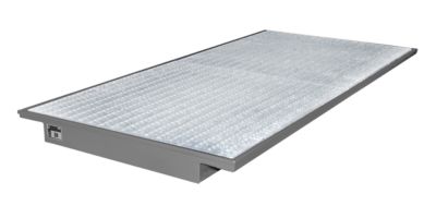 Bacs suspendus pour rayonnages type EHW 2700, gris RAL 7005