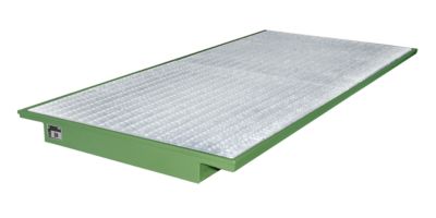 Bacs suspendus pour rayonnages type EHW 2700, vert RAL 6011