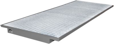 Bacs suspendus pour rayonnages type EHW 3600, gris RAL 7005