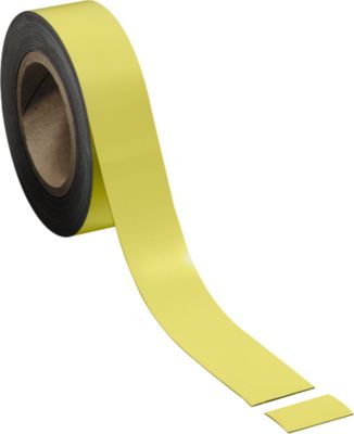 Bande magnétique, jaune, 40 x 10000 mm