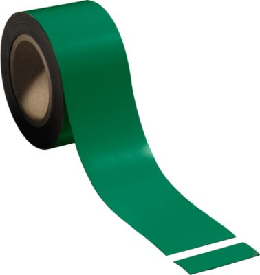 Bande magnétique, vert clair, 70 mm x 10 m