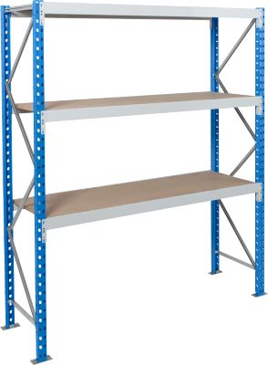 Basissectie, breedvakstelling Epsivol, 3 niveaus, B 1800 x D 600 x H 2000 mm