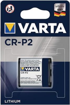 Batterie ULTRA Lithium 6 V CRP2 1450 mAh CR-P2 6204 1 St./Bl.VARTA