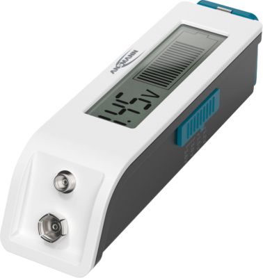 Batterietester Ansmann Comfort Check, mit Display und Balkenanzeige, Kunststoff, schwarz-weiß