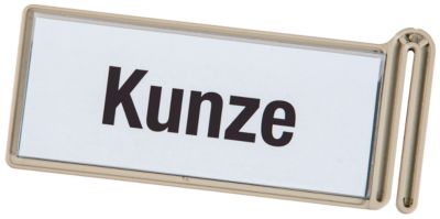 Beschriftungsclip Eichner, für Wandsortierer, hellgrau, B 129 x H 57 mm, 1 Stück