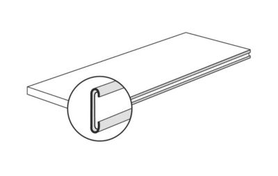 Beschriftungsleiste, für Steckregal Stora 100, transparent