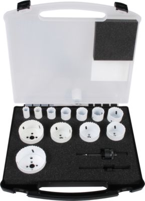 Bi-Metall Lochsägen-Set  Projahn ALLROUNDPLUS, in Hartschalenkoffer, 14-tlg.