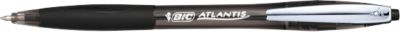 BIC® Atlantis® Druckkugelschreiber Soft, schwarz, 12 Stück