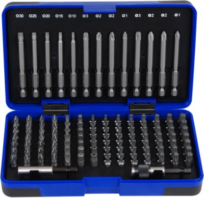 Bit-Box XL PROJAHN, 113-tlg., Antrieb 6,3 / 1/4", DIN 3126/DIN ISO 1173, in Kunststoff-Box