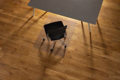 Bodenschutzmatte Duragrip Meta- RS Office Products, für Hartböden, VAB®-Haftschicht, strukturiert, transparent, L 1200 x B 900 mm