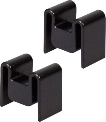 BonTon Verbindungsset für Circubin Abfallbehälter, 2 Kunststoffverbinder, B 15 x T 23 x H 22 mm, anthrazit