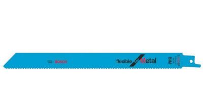 BOSCH Säbelsägeblatt S 1122 BF, BIM, L 225 mm, B 19 mm, TPI 14, geschränkt gefräst, für Metall, 100 Stück