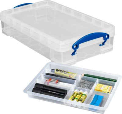 Box, Kunststoff, Really useful Boxes SET, 4 l + Einsatz