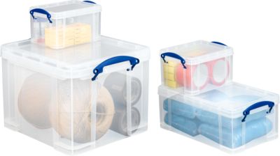 Box, Kunststoff, Really Useful Boxes SET, transparent, inkl. Deckel