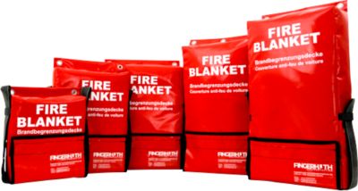 Brandbegrenzungsdecke S-TYPE, für HV- und Li-Ion-Akkus, 2-seitig beschichtet, bis 1200 °C, mit Wandtasche, L 1500 x B 1500 mm, HT-Silikat, gold