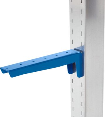Bras cantilever KRM, L 400 mm, capacité de charge jusqu'à 350 kg, pour rayonnage à cantilever KRM