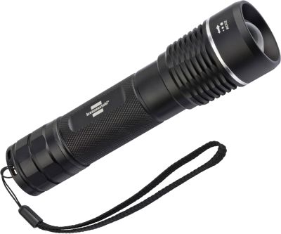 Brennenstuhl LuxPremium TL 1201 AF LED Taschenlampe, 1200 Lumen, stufenloser Fokus, IP67, Aluminium, 155 mm, schwarz
