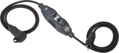 Brennenstuhl Schutzadapterkabel PRCD-S ADVANCED, 3m Gummikabel, IP44, 230V, DGUV-konform, für Baustellen, Innen- und Außenbereich