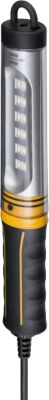 Brennenstuhl WL 550 LED-Werkstatt-Leuchte, 3 Schaltstufen, 12 SMD-LEDs, kabelgebunden, 5 m Kabel, IP65, 570 lm, 6500 K, L 40 x B 120 x H 340 mm, orange/schwarz