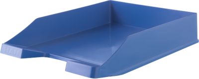 Briefablage KARMA, DIN A4/C4, Kunststoff, stapelbar, stabil, B 255 x T 348 x H 65 mm, blau