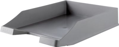 Briefablage KARMA, DIN A4/C4, Kunststoff, stapelbar, stabil, B 255 x T 348 x H 65 mm, grau