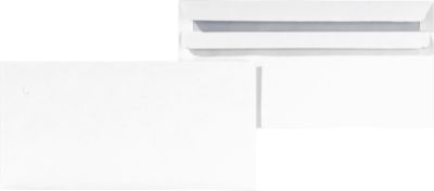 Briefumschläge, DIN lang, ohne Fenster, selbstklebend, 1000 Stück