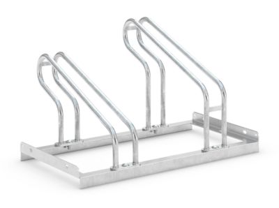 Bügelparker WSM, 1-seitig, für Reifen bis B 55 mm, B 700 x T 538 x H 415 mm, Stahl feuerverzinkt, 2 Einstellplätze, zerlegt