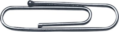 Büroklammern, mit Kugelspitze, verzinkt, 1000 Stück, Länge 24 mm