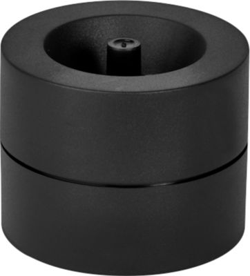 Büroklammernspender MAUL MAULpro Recycling, magnetisch, inkl. 15 Klammern, Ø 73 x H 60 mm, 90 % Recycling-Kunststoff, schwarz