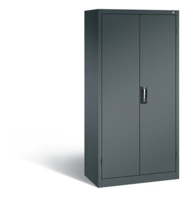 C+P Akkuladeschrank Comfort mit Vollblechtüren, H 1950 x B 930 x T 500 mm, Anthrazit