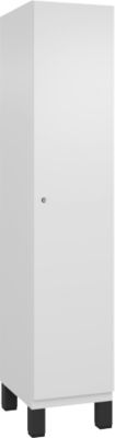 C+P Kast Cambio, 1 vak, op poten, B 400 x D 525 x H 1980 mm, verkeerswit