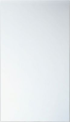 C+P Metallspiegel für Stahl- und Dekortüren, ca. H 200 x B 115 mm