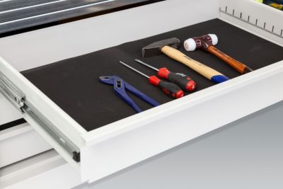 C+P Moosgummimatte, für die Schubladen der Akkuladeschränke Serie Acurado, B 750 x T 435 x H 3 mm